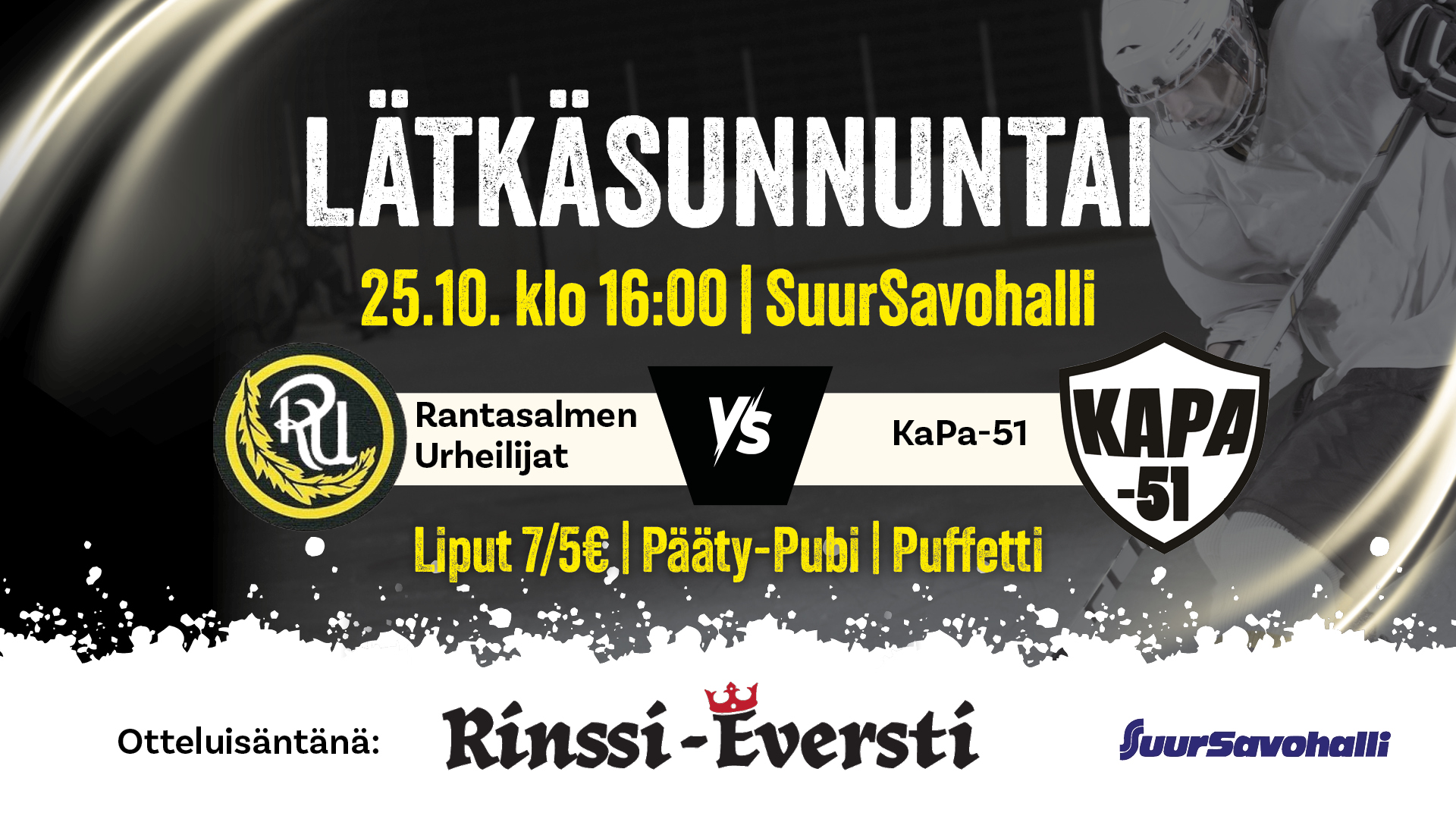 Kuva: lätkäsunnuntai 25.10. Ru - Kap -51 klo 16